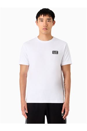 T-shirt girocollo Logo Series in cotone EA7 EMPORIO ARMANI | T-Shirt | 6RPT02 PJ02Z1100